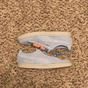 New Puma Suede Classic Blue Fog size 10